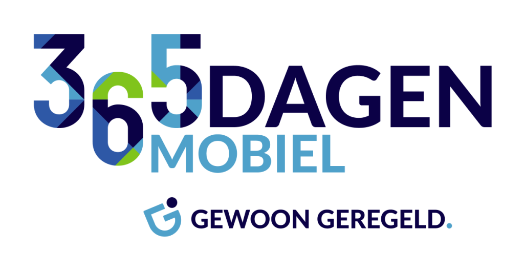 Logo van 365 Dagen Mobiel, onze partner voor onderhoudsabonnementen